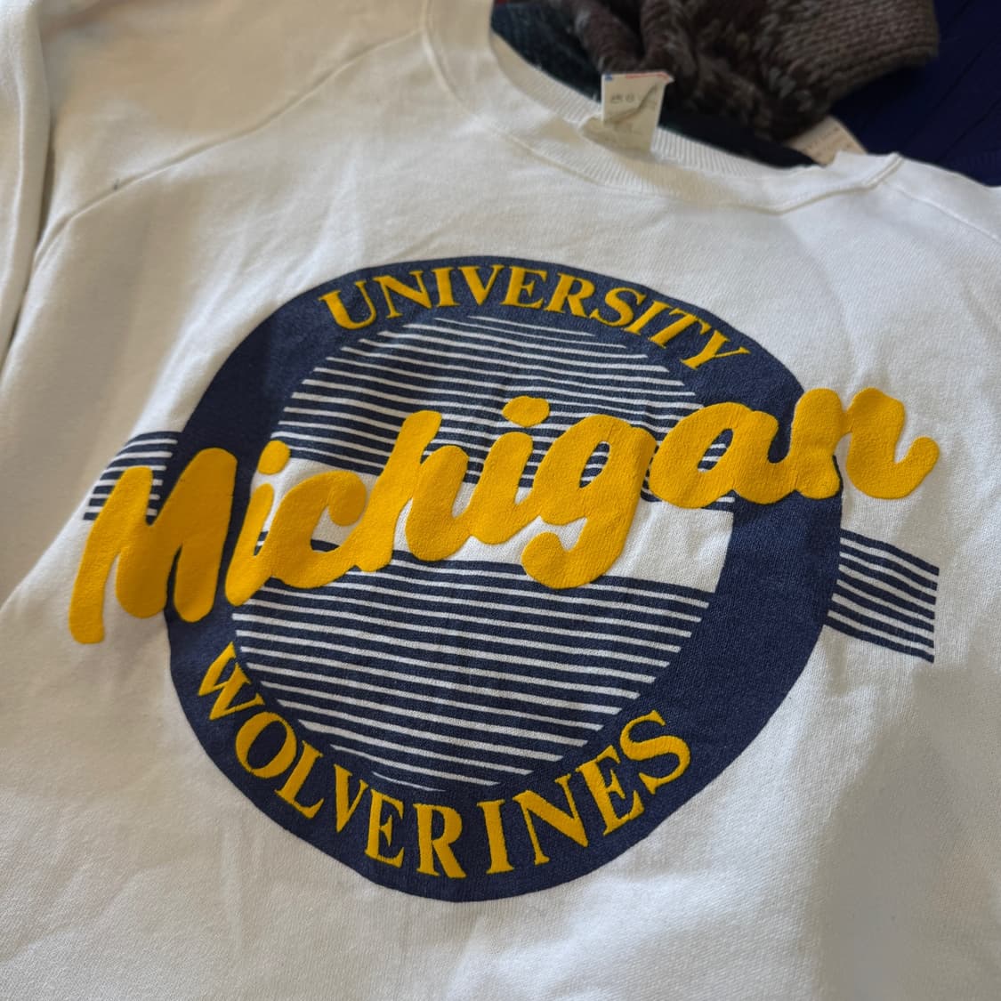 후르츠오브더룸  미국빈티지 USA 나그랑 미시건 스웻셔츠 XL 상품이미지2