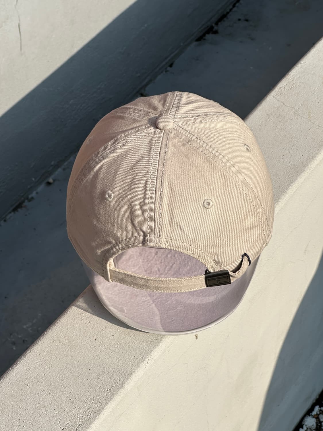 [F] 타미힐피거 로고 베이지 볼캡 모자 상품이미지4