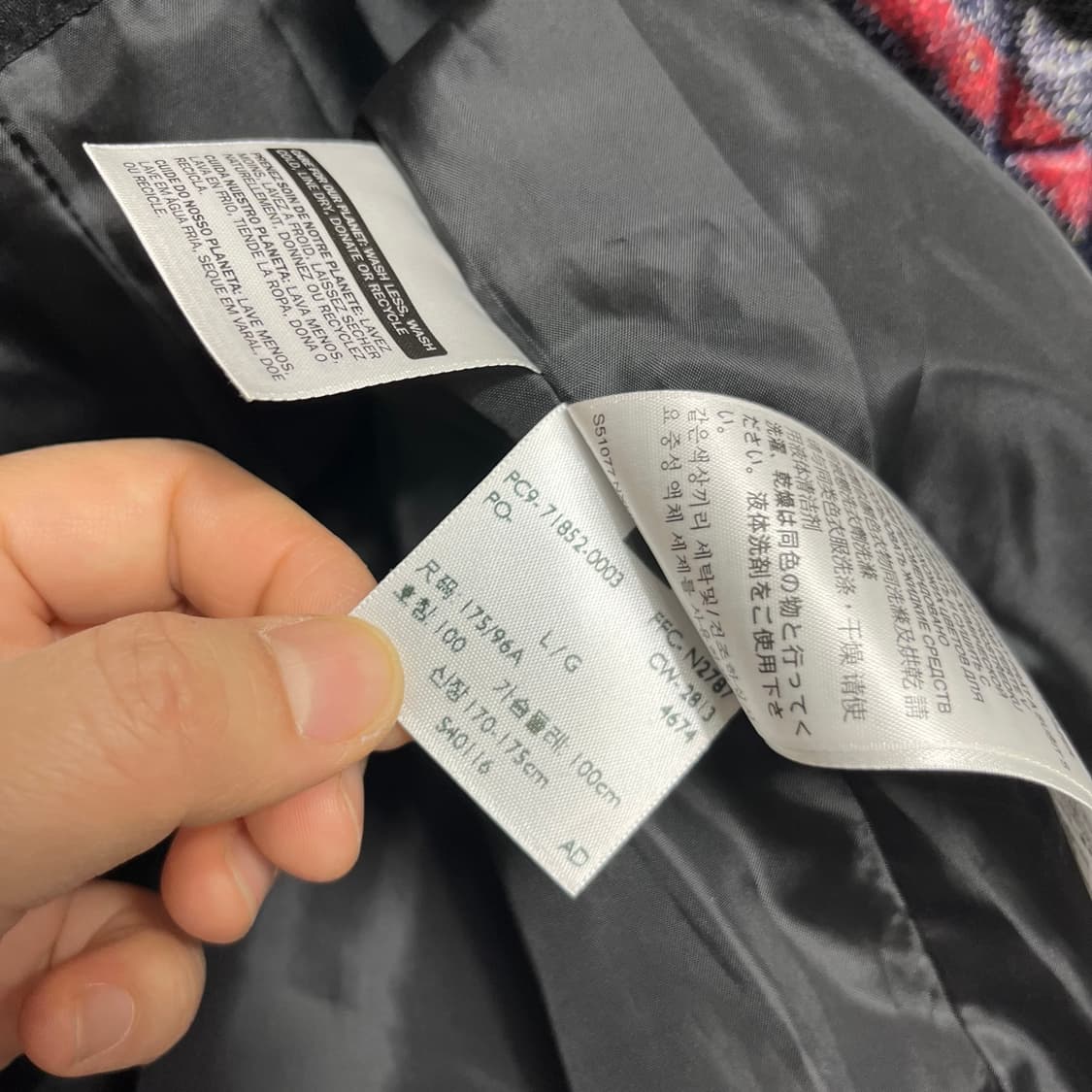 리바이스 퀼팅 경량 패딩 상품이미지3