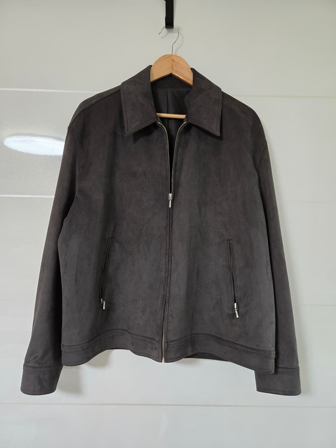 드로우핏 스웨이드점퍼 상품이미지1