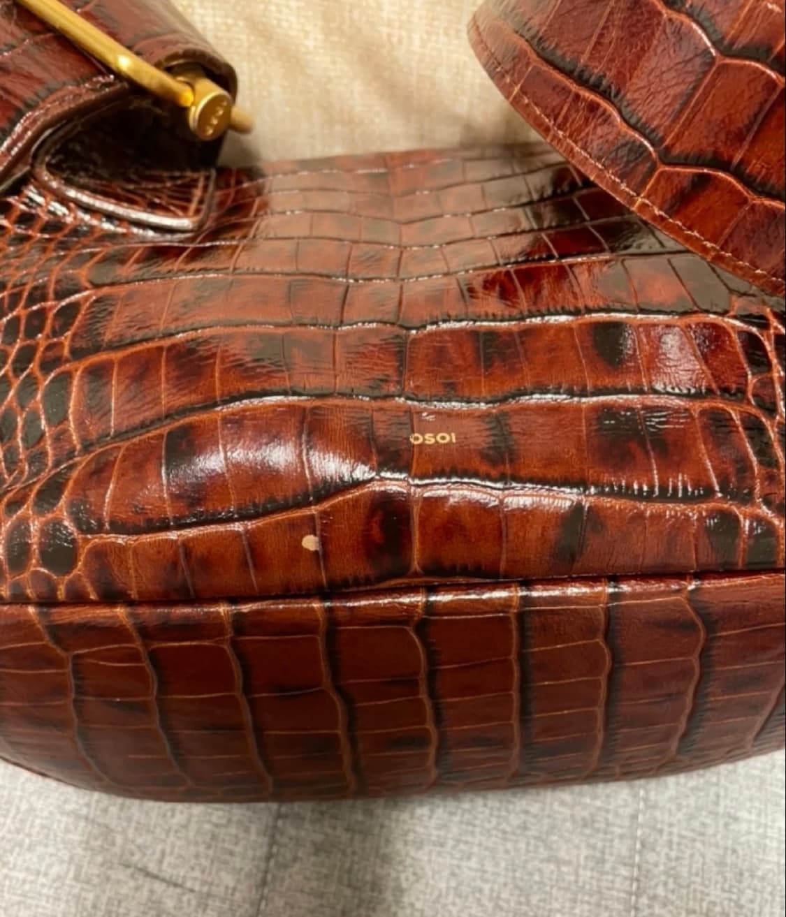 오소이 미니 브로트 크로커다일 버건디 (한정판) 상품이미지4