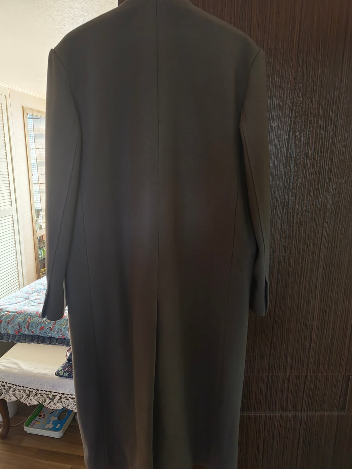 엘무드 엘르하우스 더블 코트 모브 44사이즈 상품이미지4