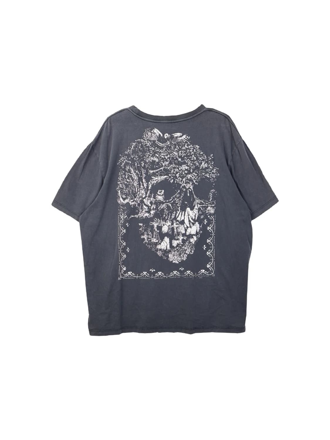 ALLSAINTS  스컬 차콜 반팔 상품이미지5