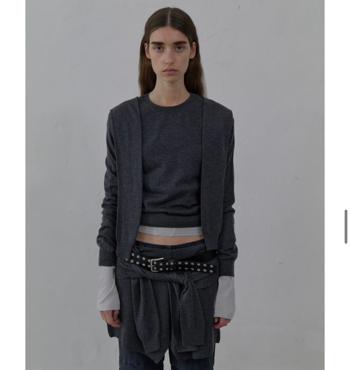 엘씨디씨 티엠 Tide Detail knit top 상품이미지4