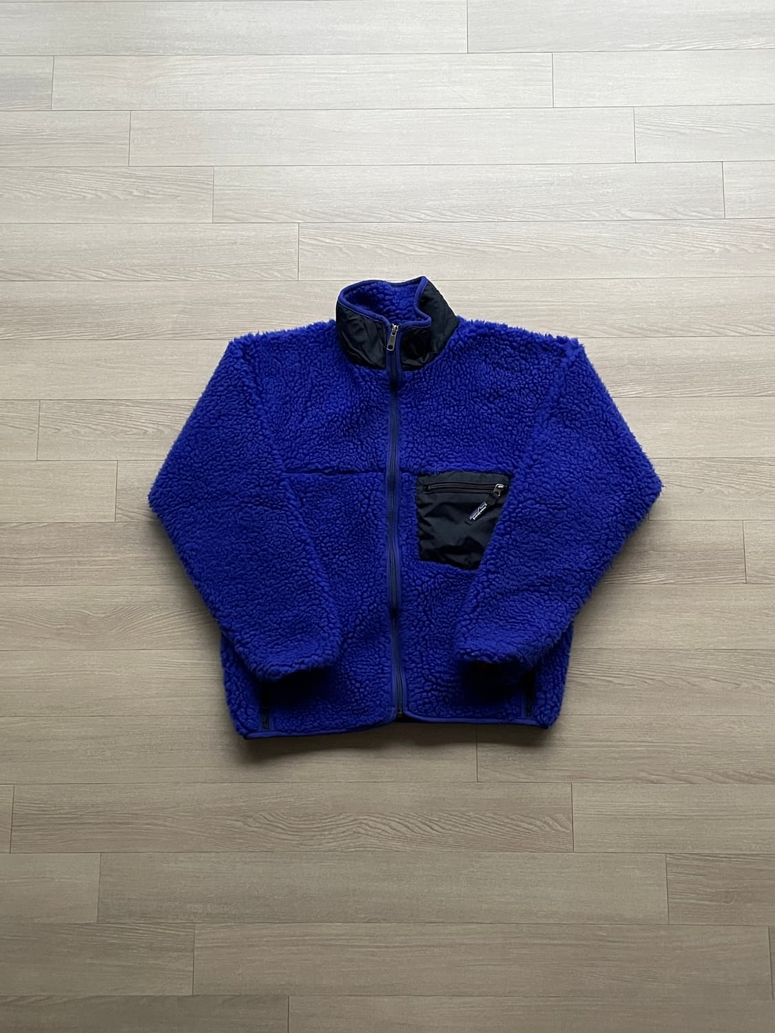 1990 파타고니아 딥파일 블루 자켓 레트로 상품이미지1