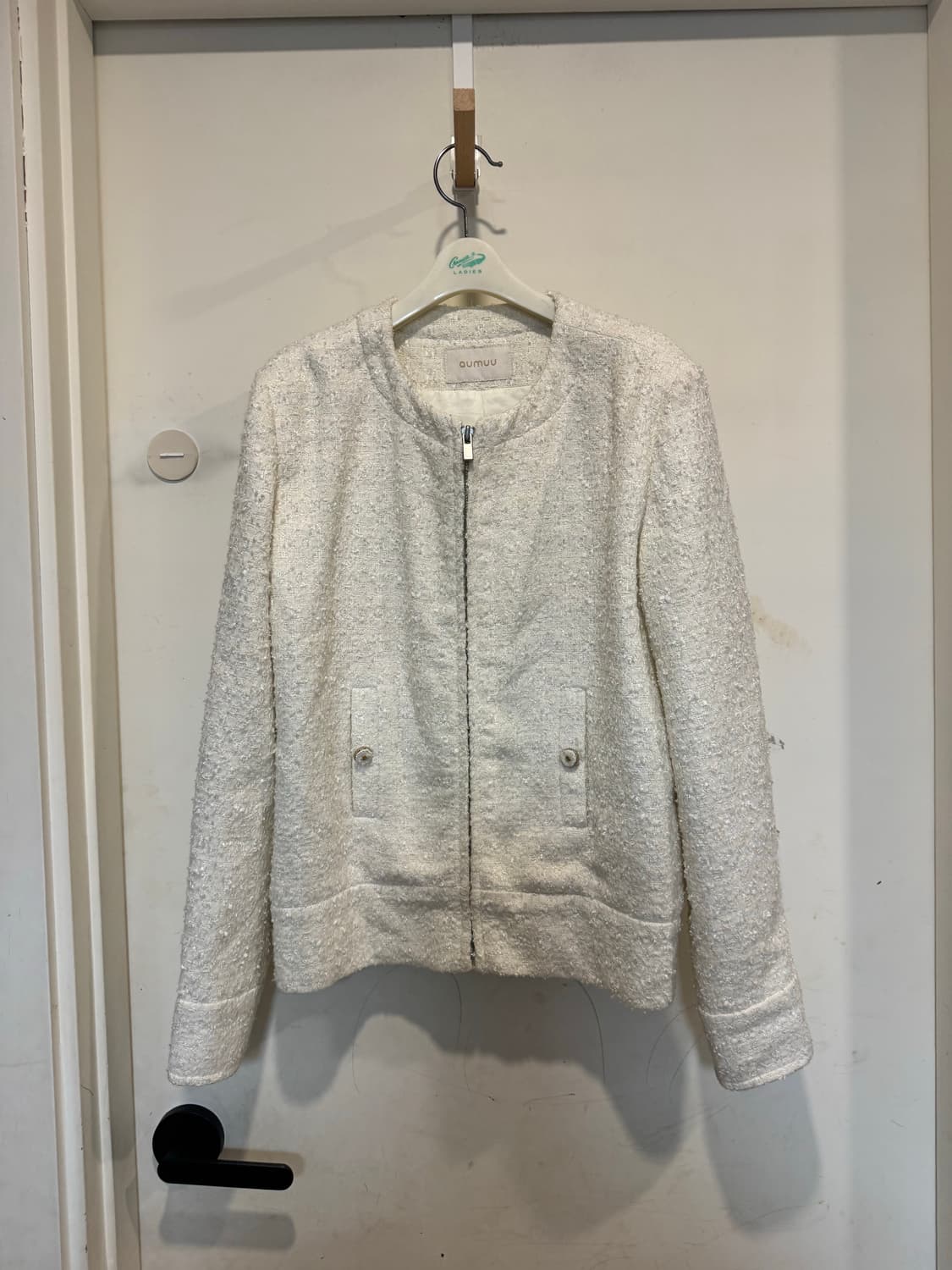 aumuu 오뮤 트위드 블루종 자켓 상품이미지3