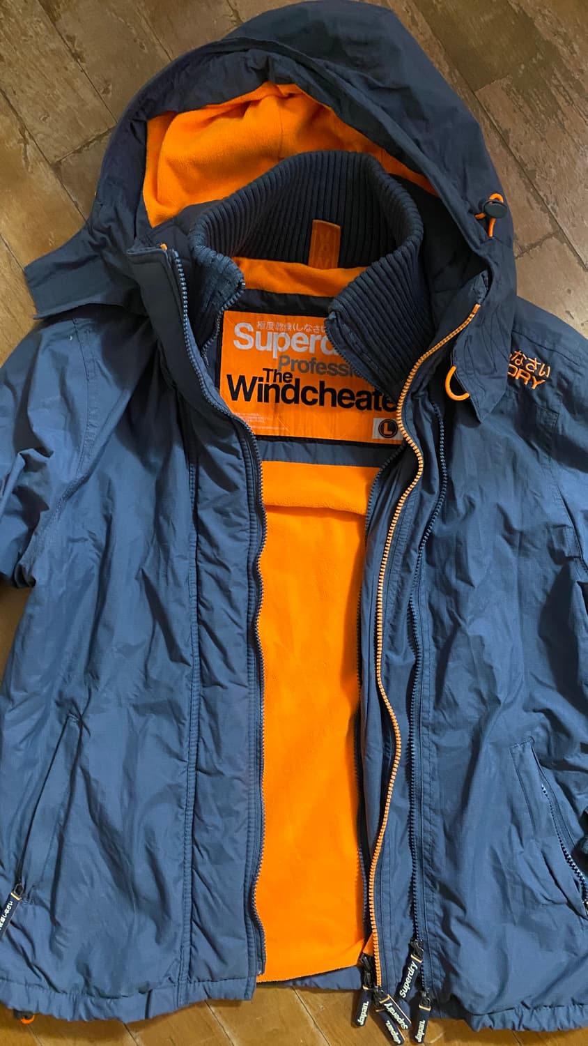 Superdry  그레이 윈드브레이커 자켓 L (100) 상품이미지2