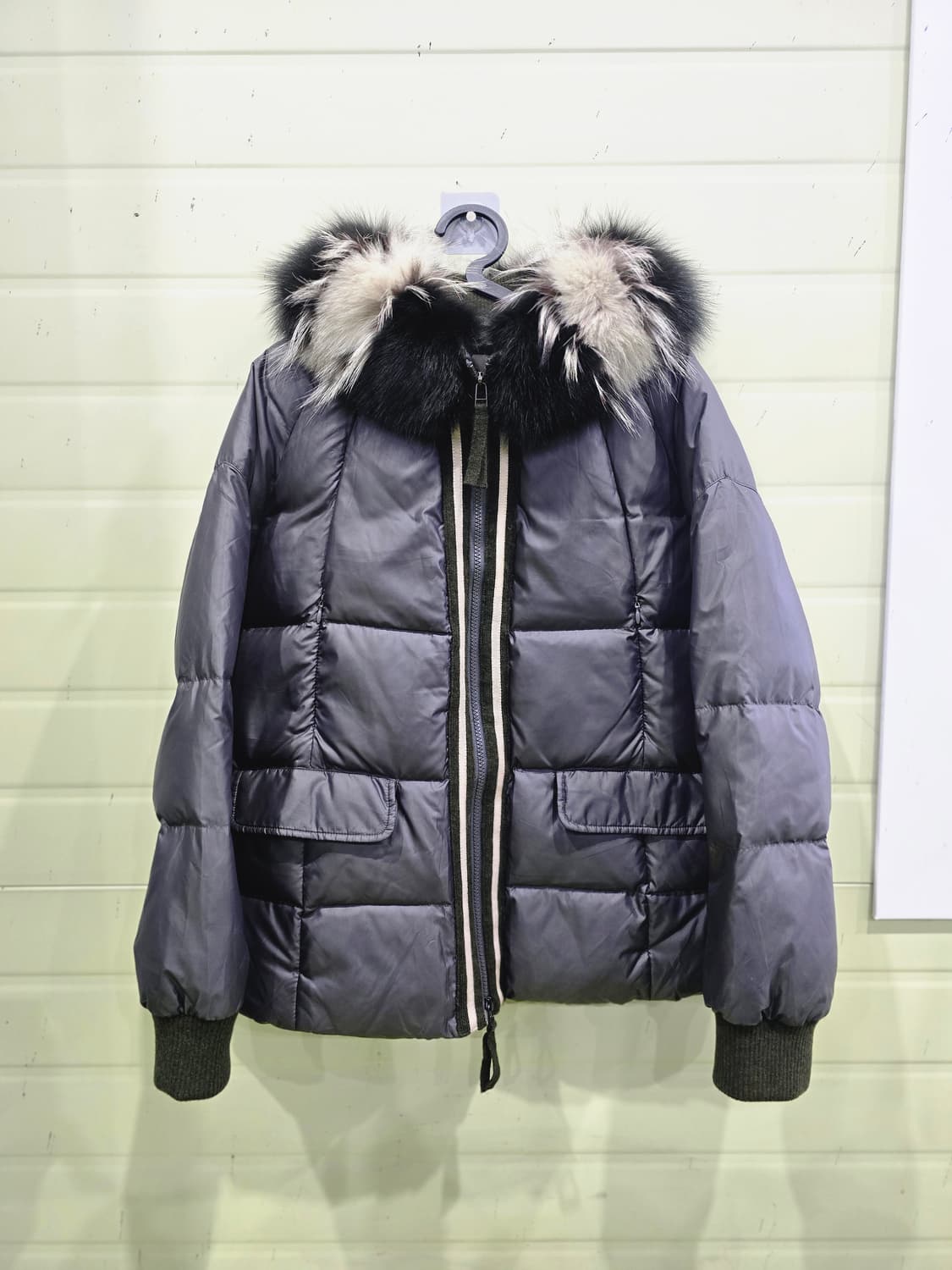 퍼 후드 패딩 66사이즈 상품이미지1
