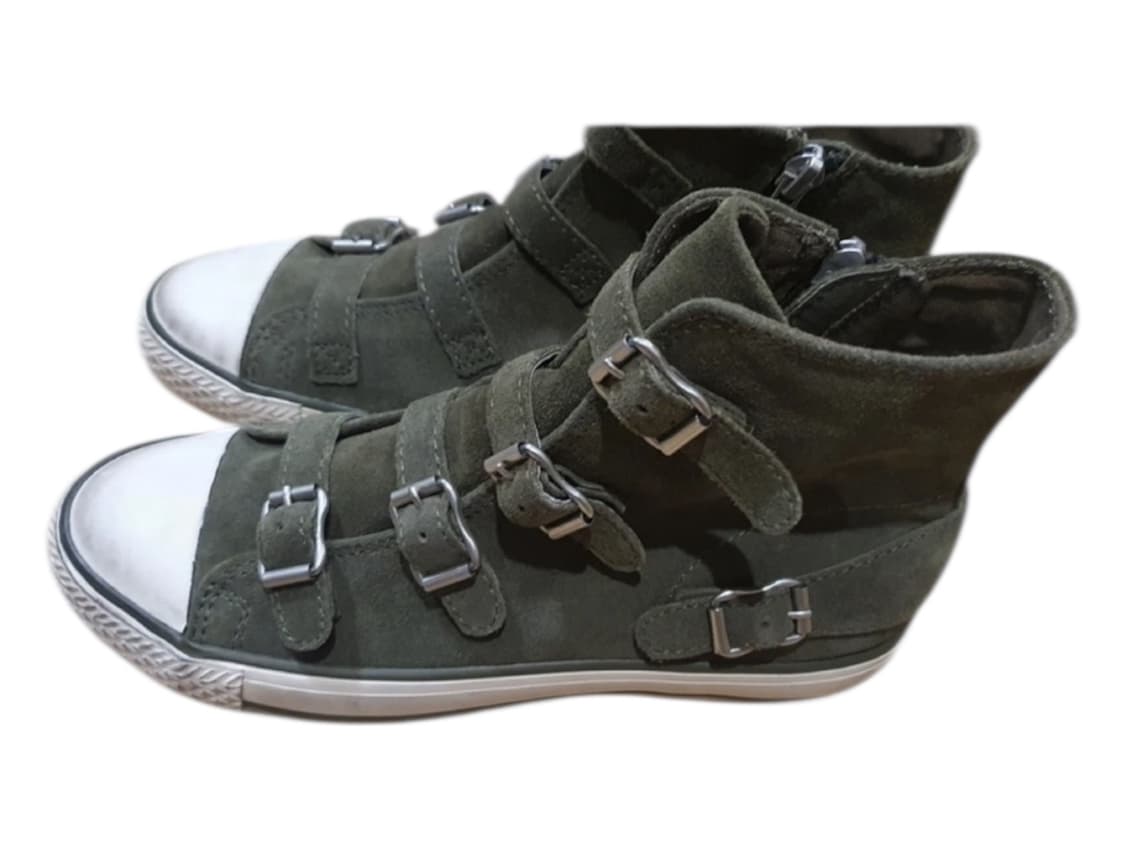 36) Ash 하이탑 스니커즈 - 카키 상품이미지2