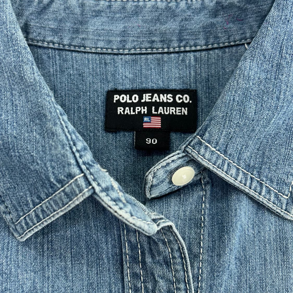 Polo 폴로 진스 투포켓 데님 셔츠 상품이미지5