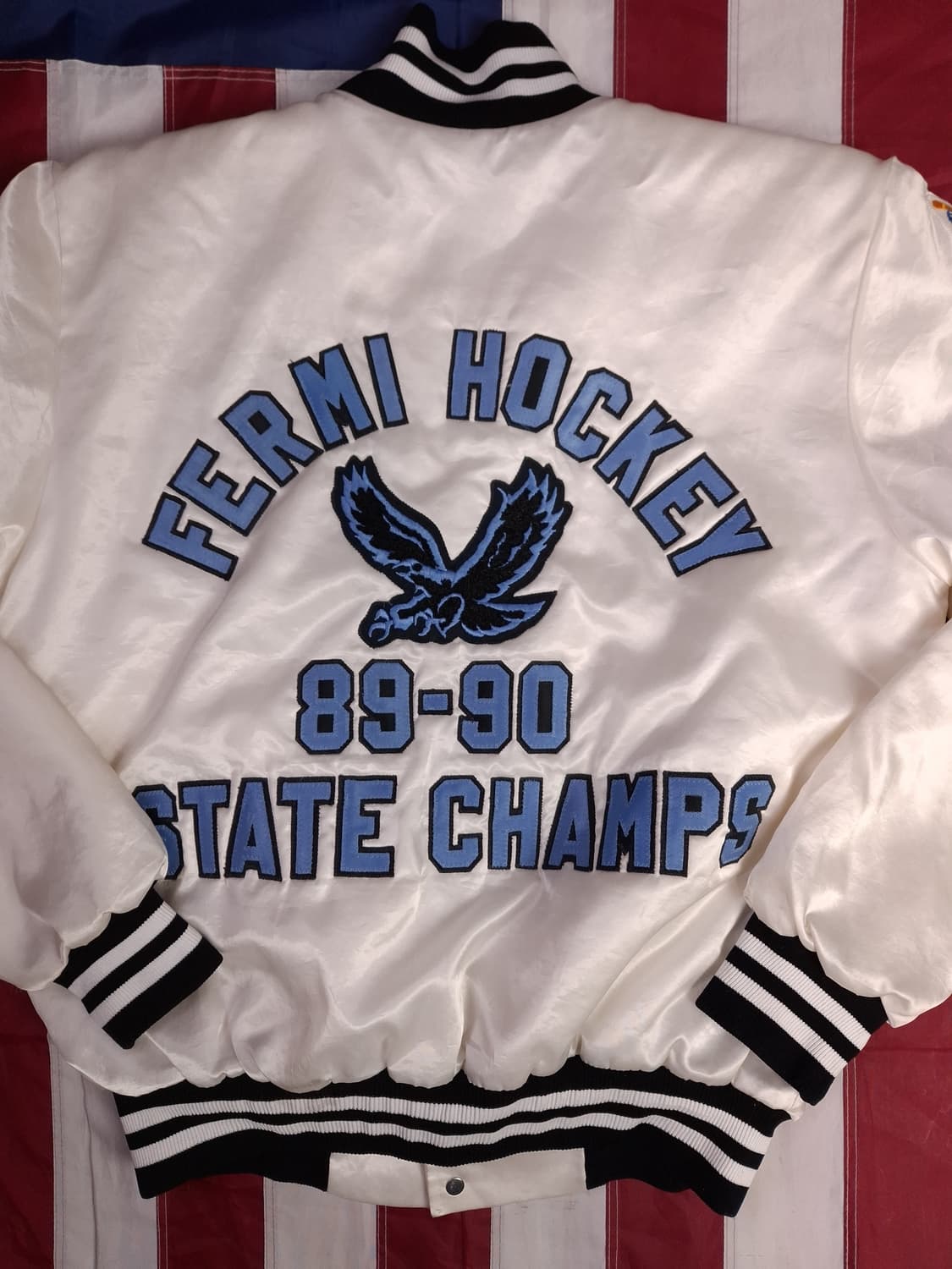 특A 오리지날 미국제조 Fermi Hockey 빈티지 바시티 자켓 상품이미지2