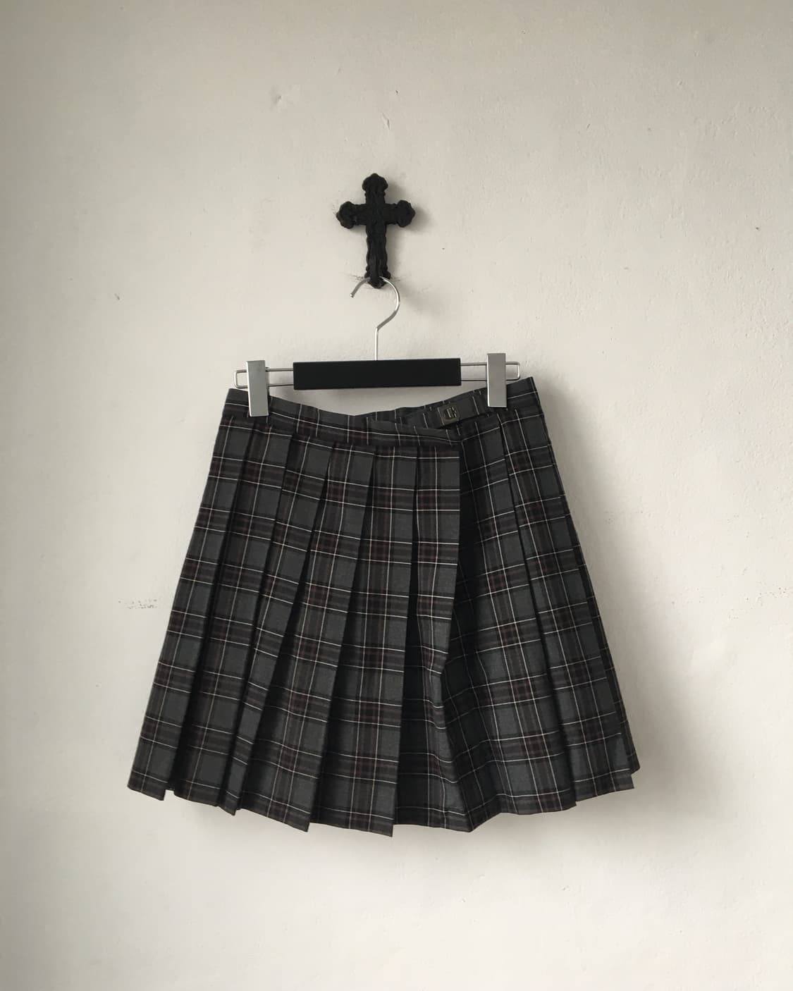 Check pattern mini skirt 상품이미지1