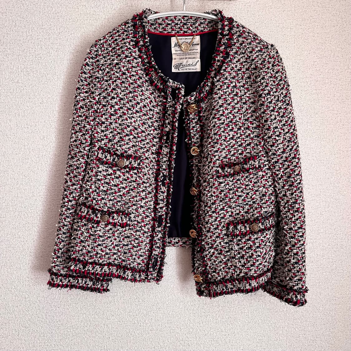 MUVEIL 뮤베르 뮤베일 트위드 자켓 샤넬st 상품이미지2