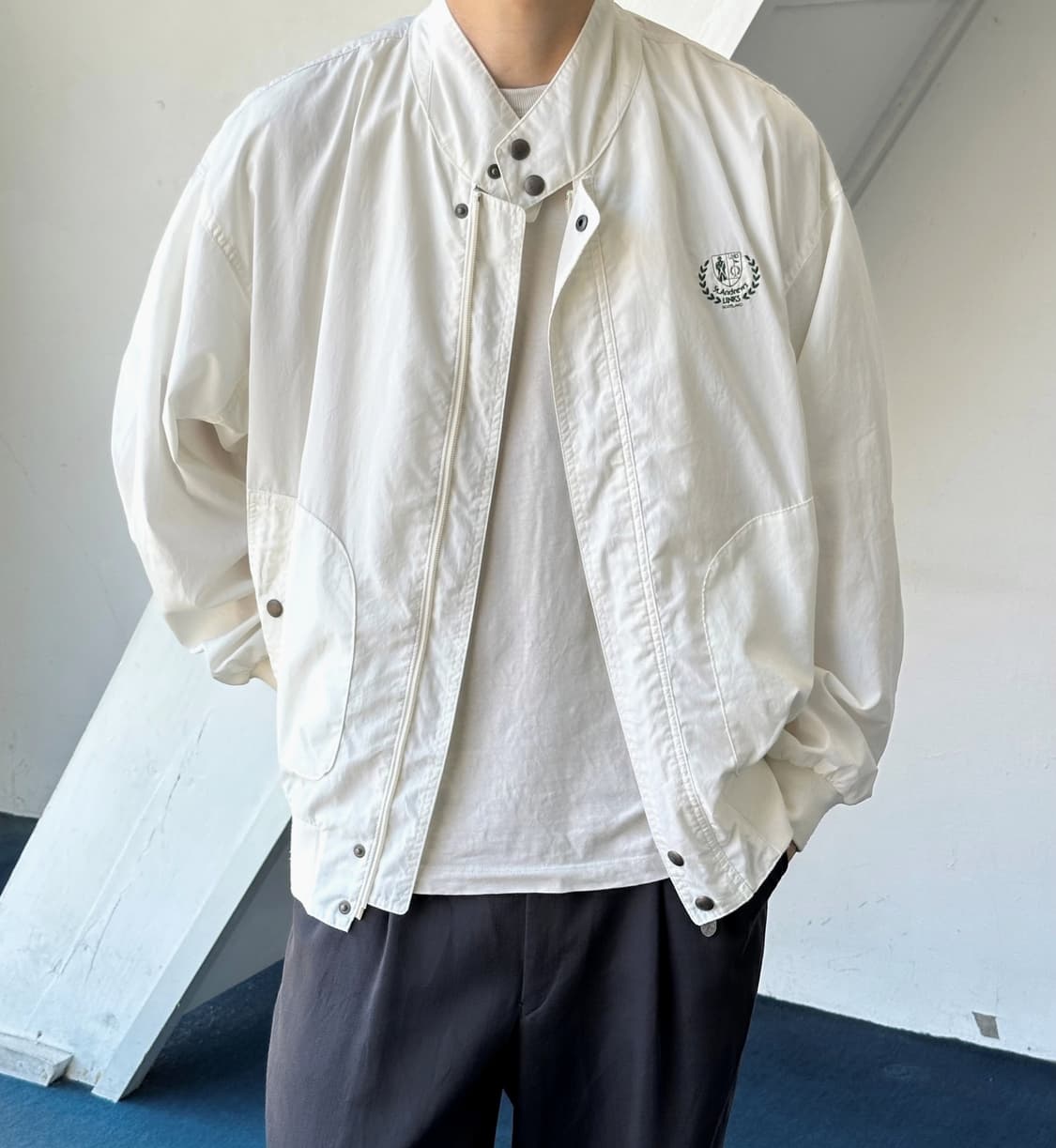 High count fabric volume blouson 상품이미지9