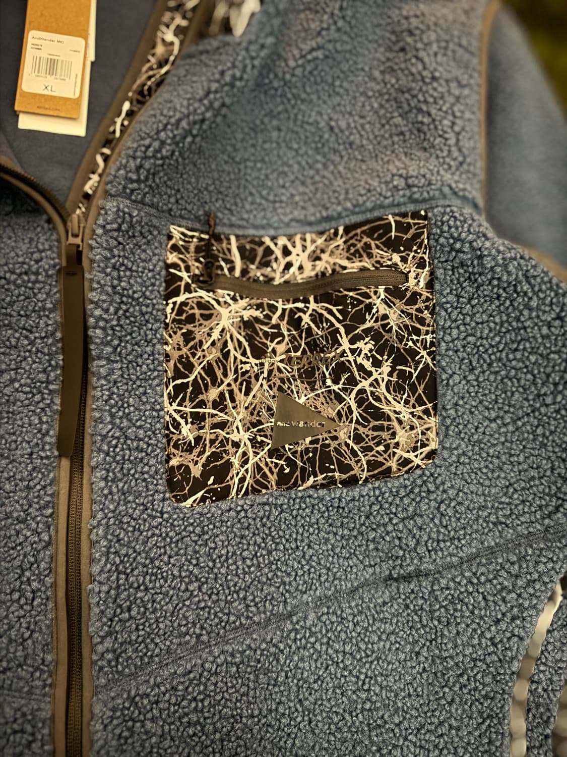 [XL] 앤드원더 X 아디다스 테렉스 플리스 자켓 블루 상품이미지4