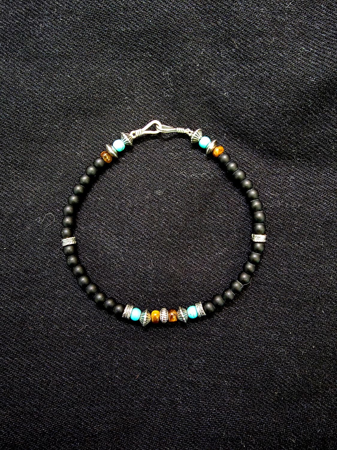 3Cross  silver925 onxys bracelet 상품이미지5