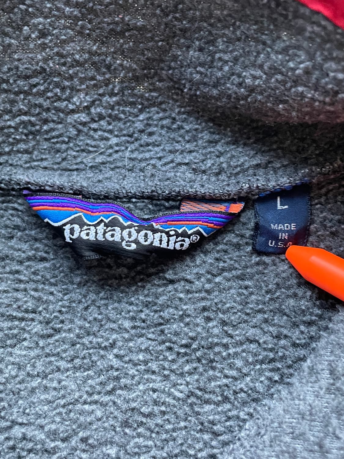 80s 파타고니아 신칠라 그레이 레드 patagonia 빈티지 상품이미지4