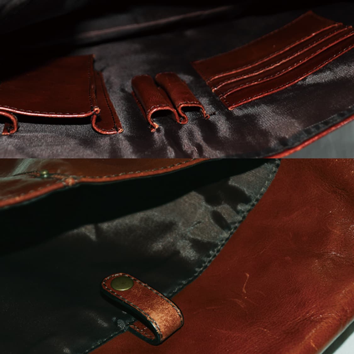 Snobbist Milano 빈티지크로스레더백 상품이미지9