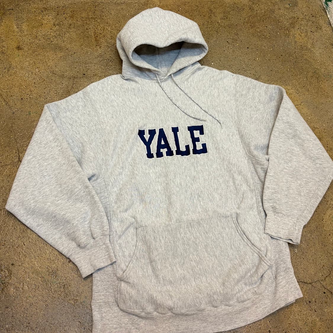 90s Made in USA 빈티지 SOFFE 예일대 리버스위브 후드티 상품이미지3