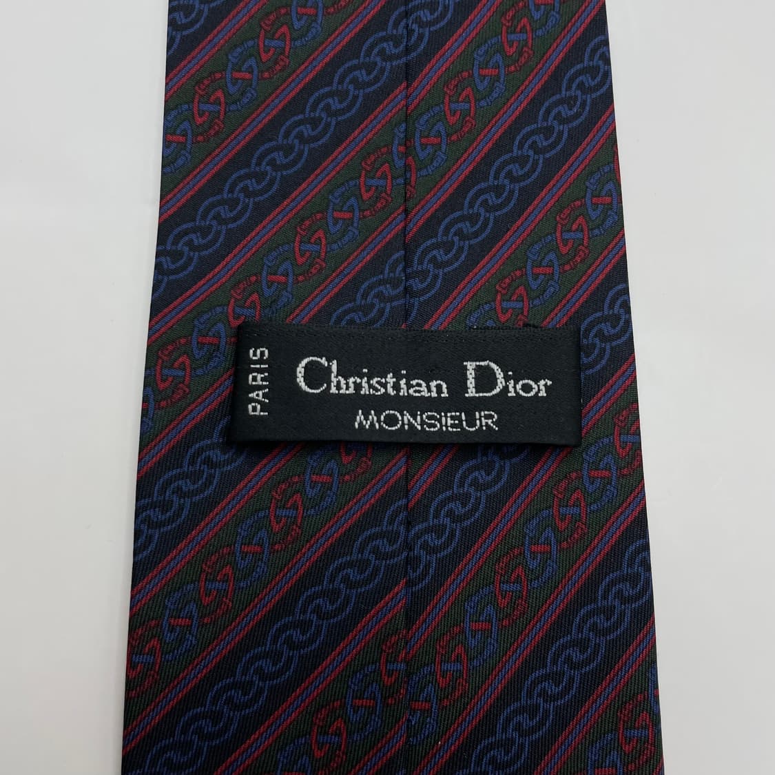 827) (Christian DIOR) 크리스찬 디올 패턴 넥타이 상품이미지5