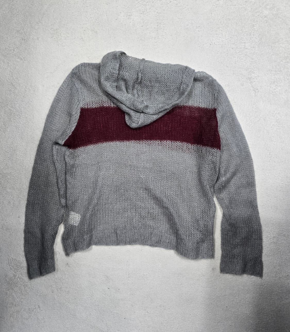 오존커뮤니티 모헤어 니트 풀오버 후디 상품이미지3