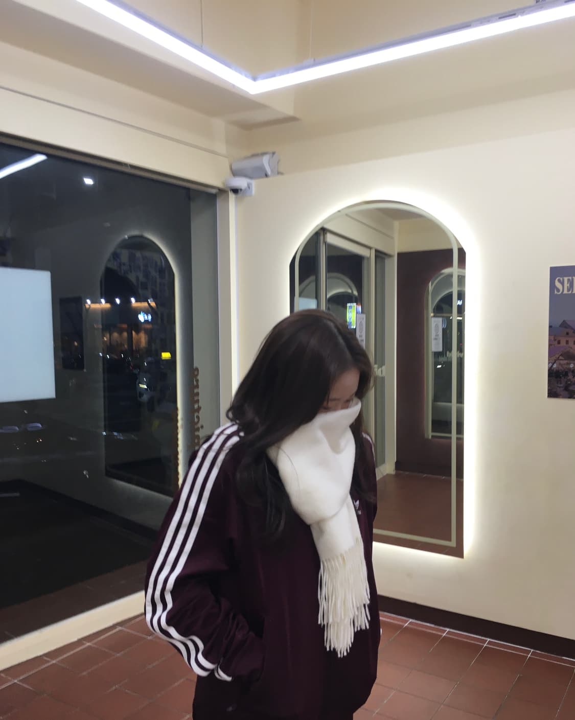 아디다스 버건디 져지 xs 상품이미지2