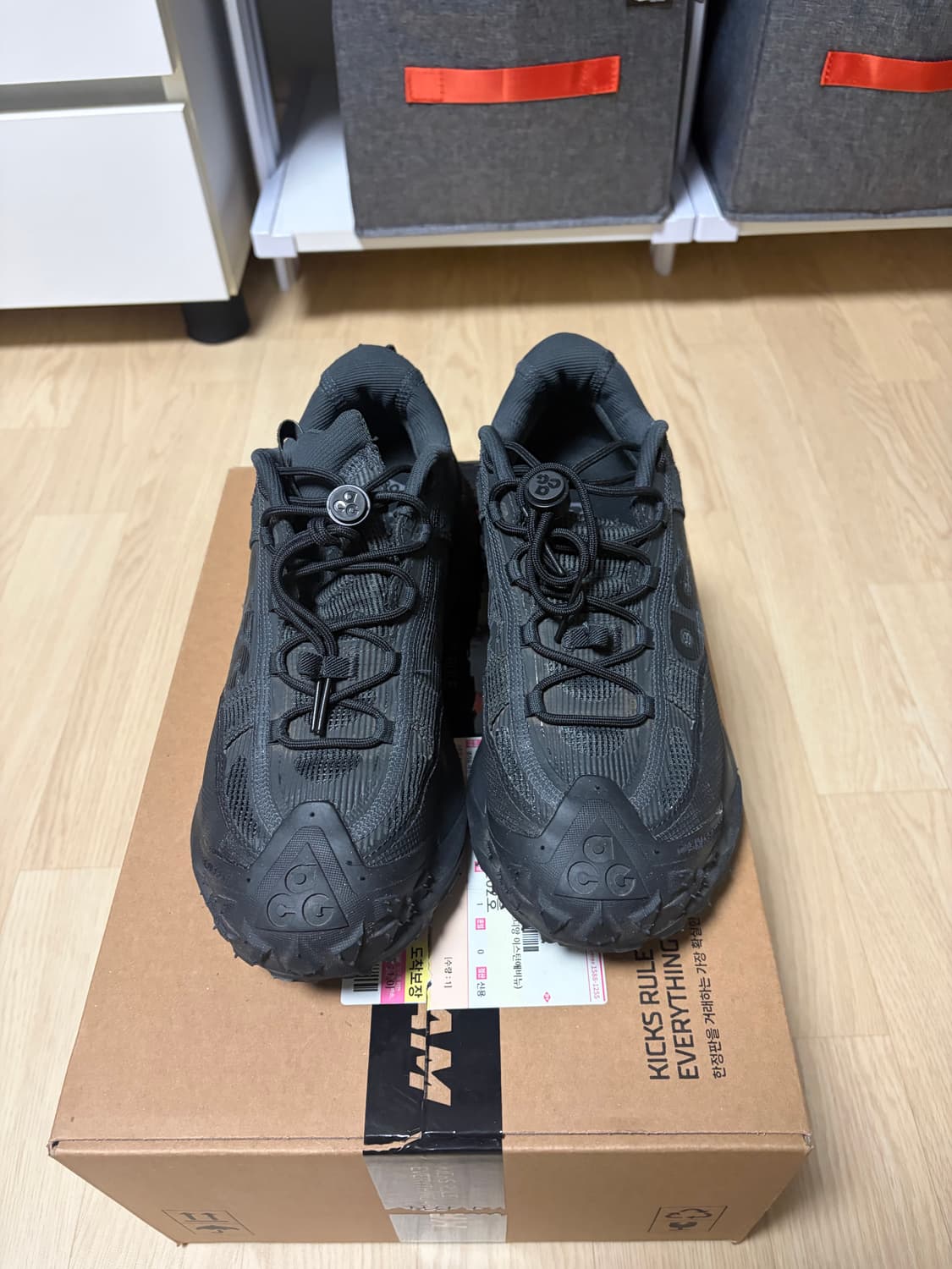 나이키 ACG 마운틴 플라이 2 로우 고어텍스 블랙 265 상품이미지2