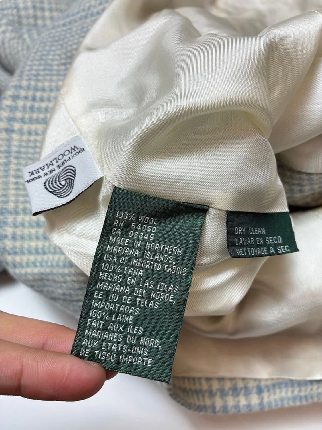 로렌 랄프로렌 00's 울 체크 3B 우먼스 블레이저 PN8637 상품이미지8