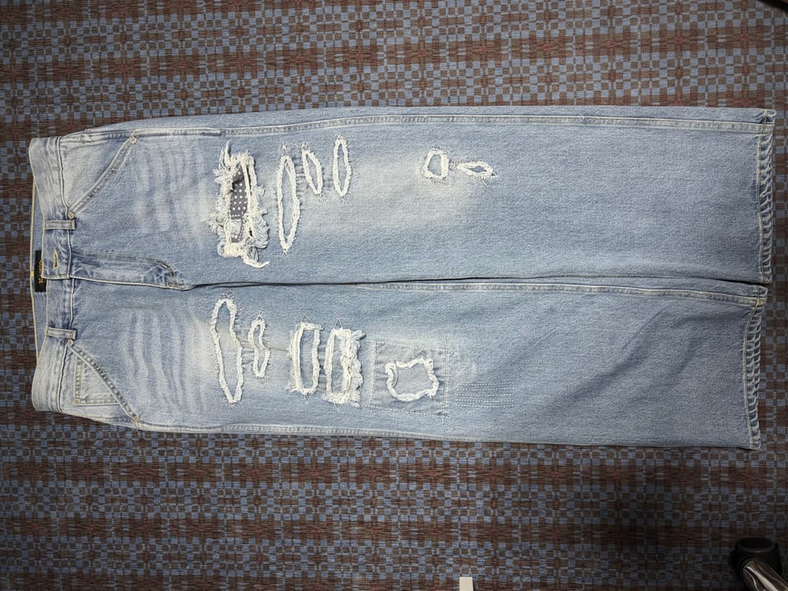 Blackout 05damage jeans(indigo) L사이즈 상품이미지3