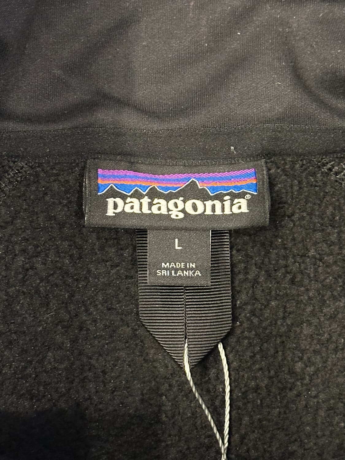 파타고니아 블랙 베터 플리스 풀집업 L 상품이미지4