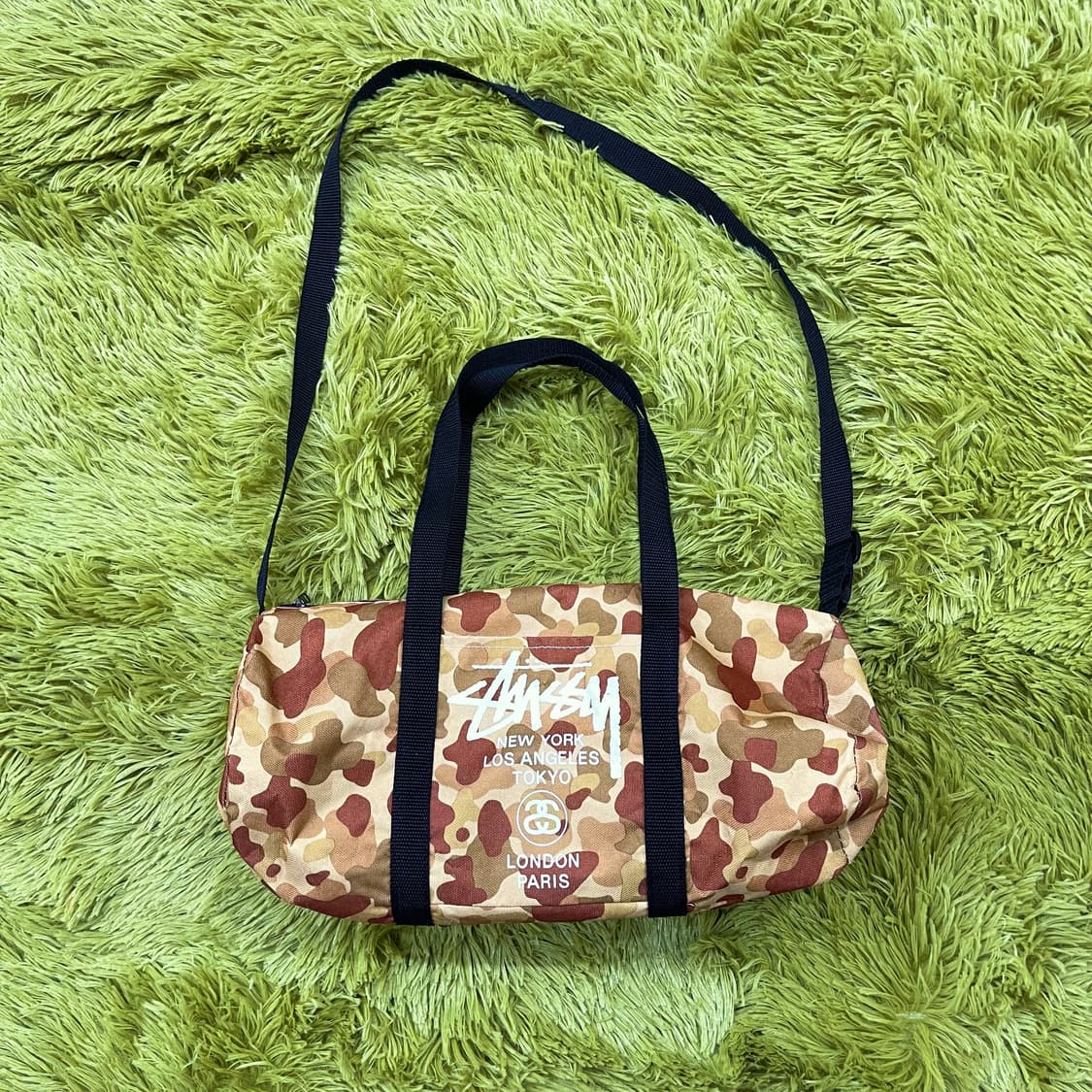 스투시 잡지부록 카모 보스턴백 상품이미지1