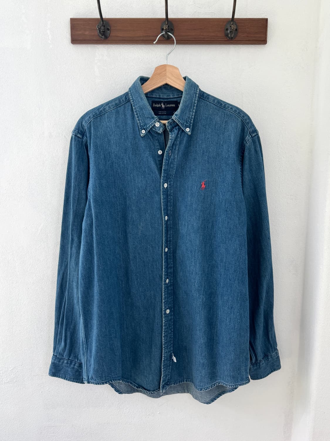 폴로 데님 셔츠 made in USA 상품이미지2