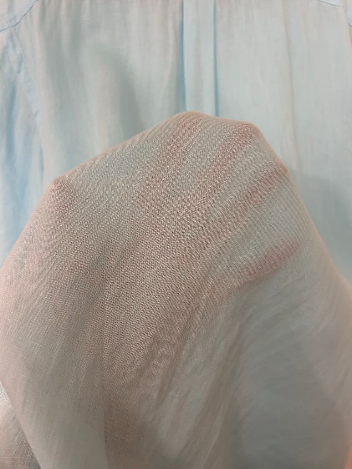 폴로 랄프로렌 하늘색 리넨 반팔 셔츠 L 상품이미지7