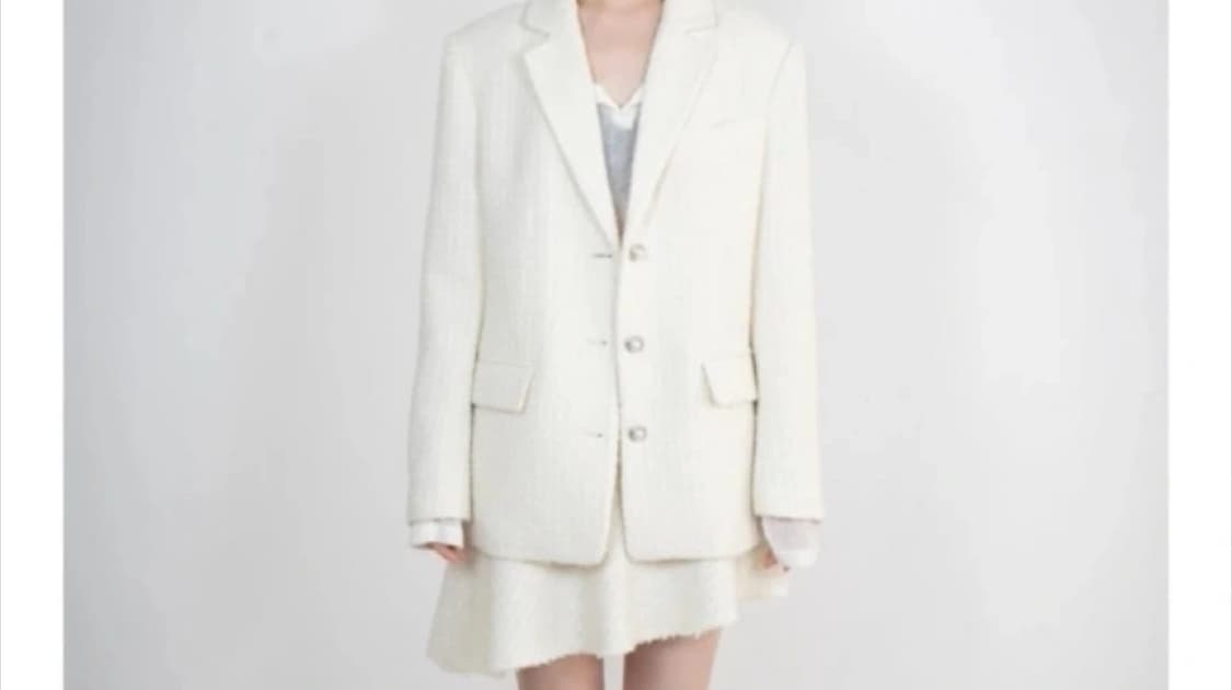 쓰리타임즈 트위드 셋업 상품이미지3