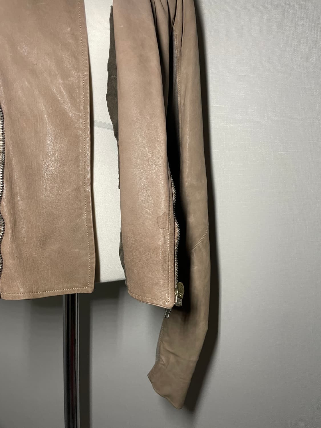 릭 오웬스 램스킨 레더 자켓 상품이미지6