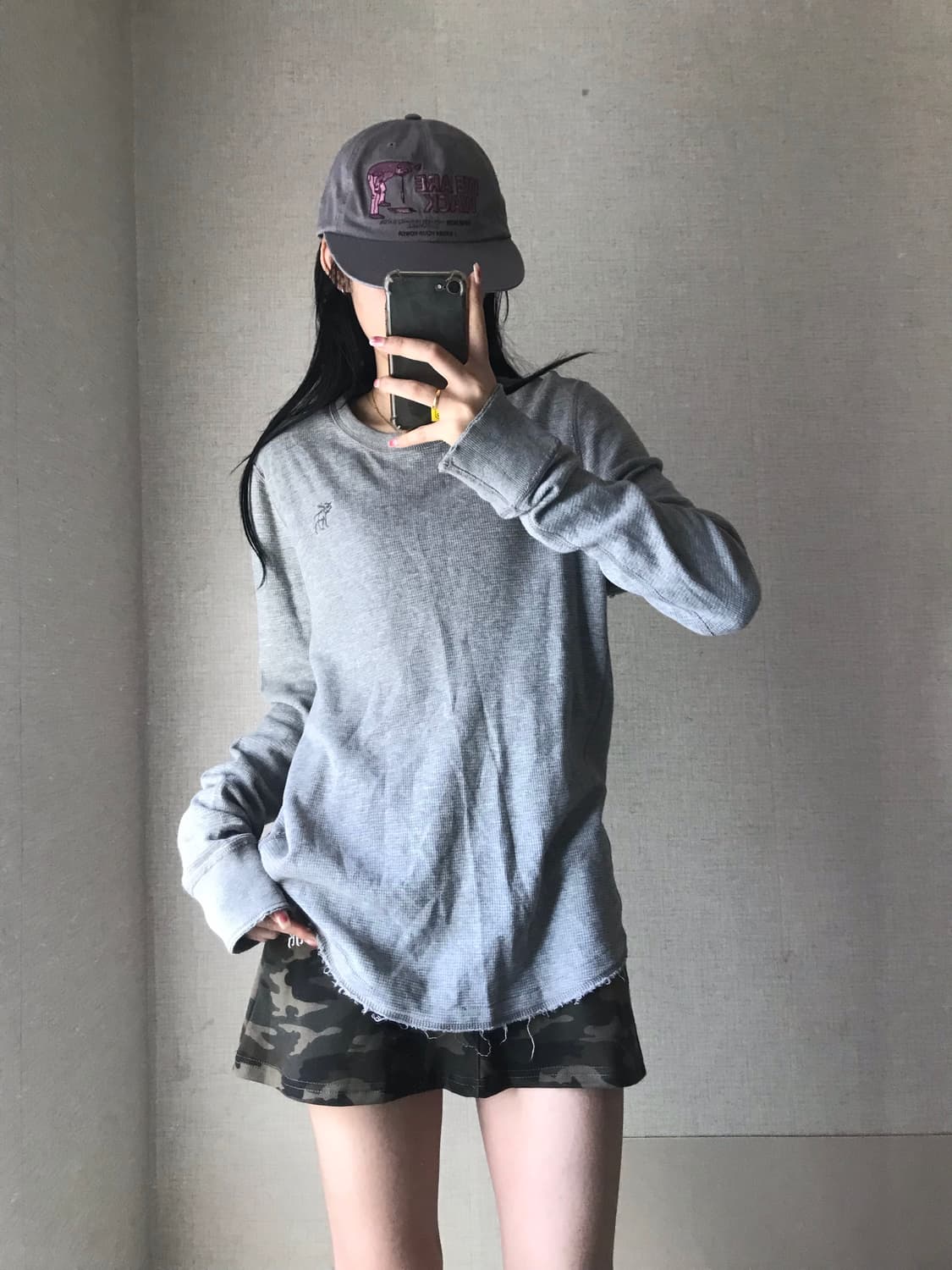 아베크롬비 그레이 롱슬리브 상품이미지3