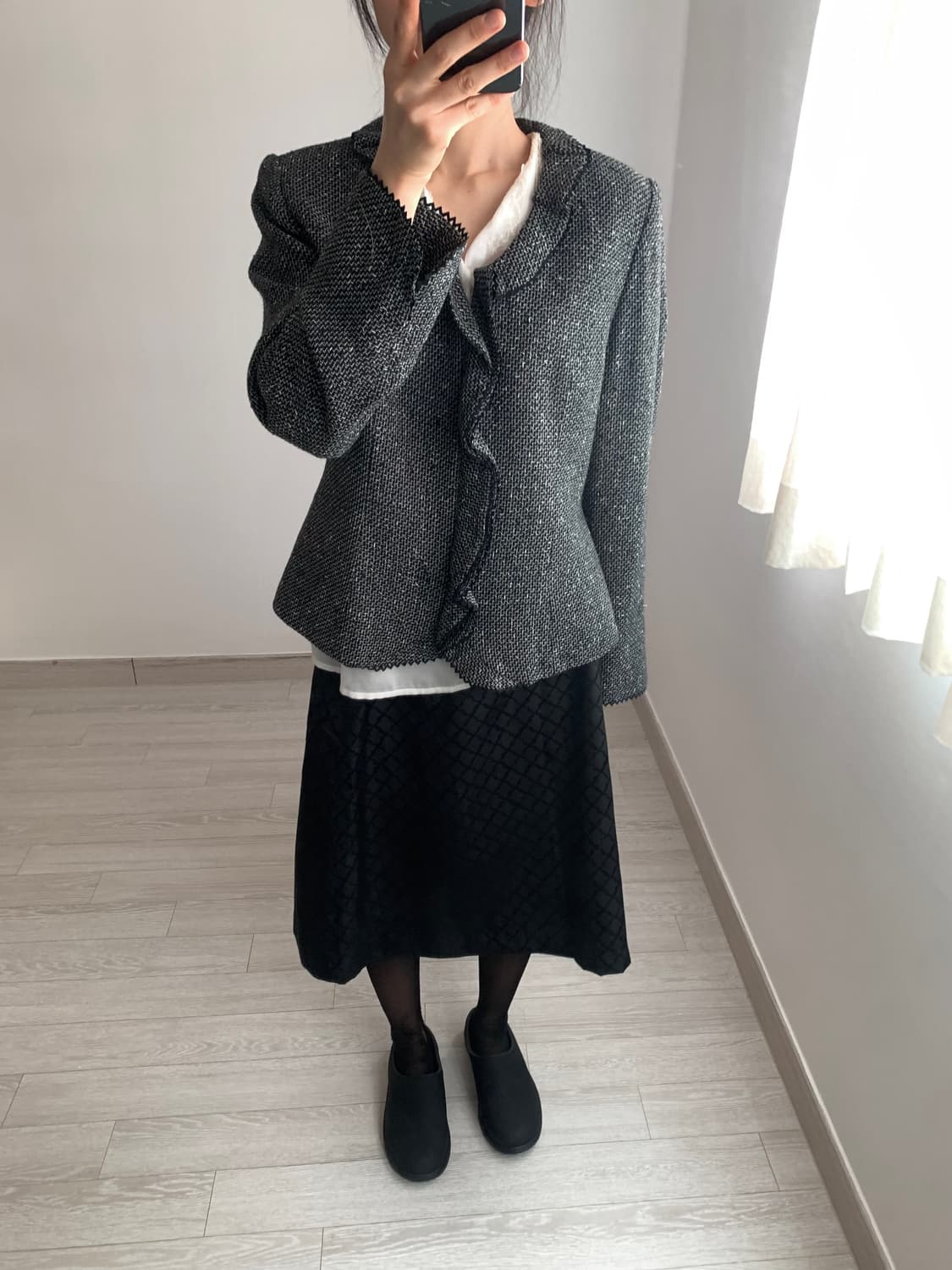 ruffle tweed jacket 상품이미지10