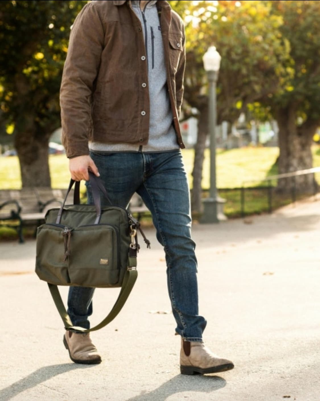 Filson 필슨 드라이든 브리프케이스 서류가방 토트백 숄더백 오터 그린 상품이미지6