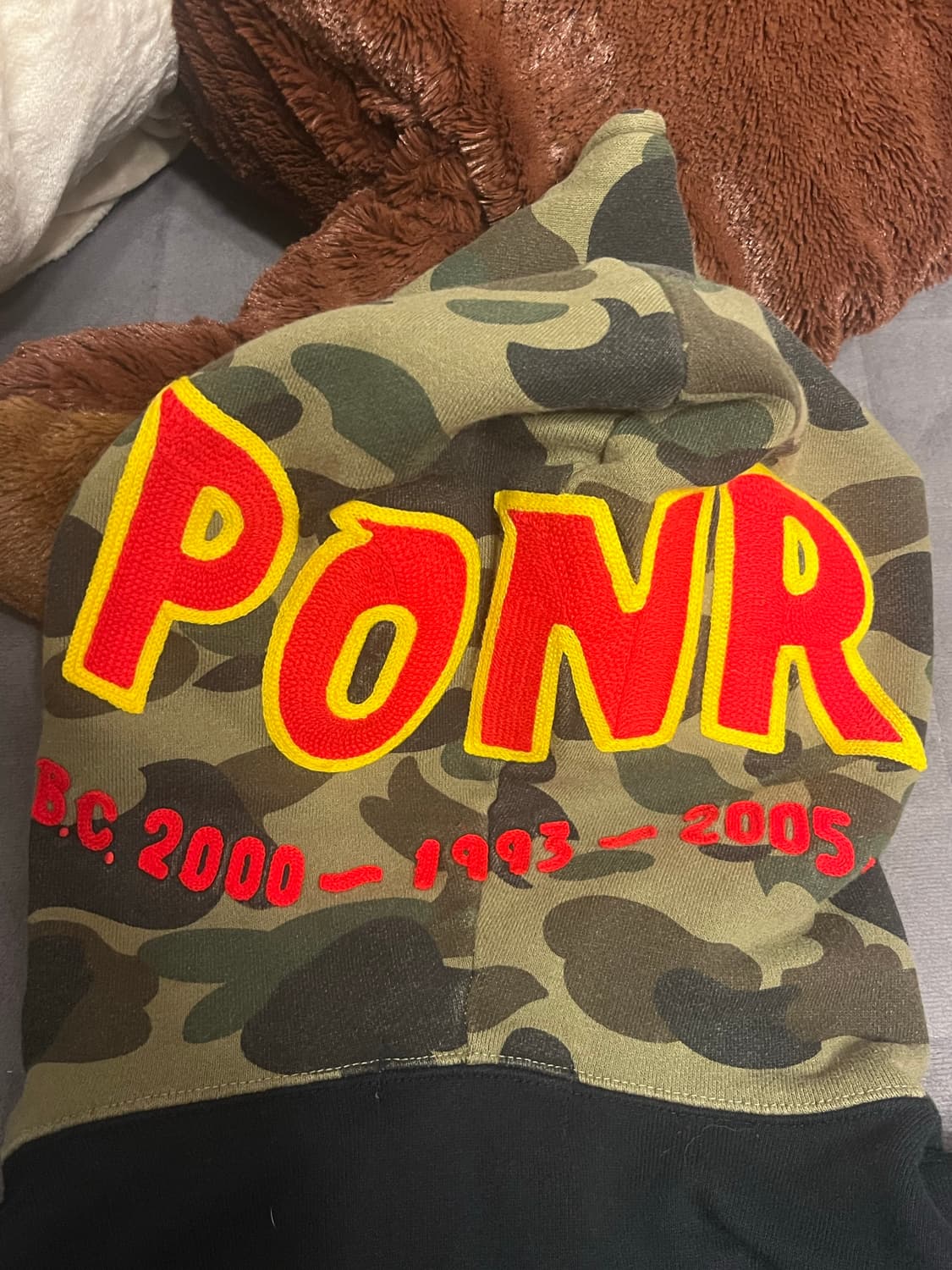 베이프 카모 후드집업 상품이미지2