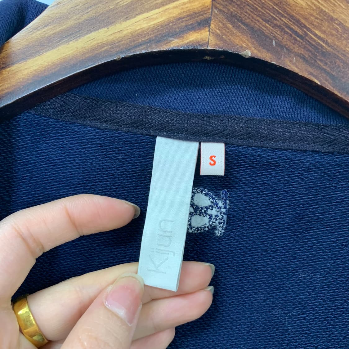 Kijun 기준 네이비 하프집업 맨투맨 상품이미지7