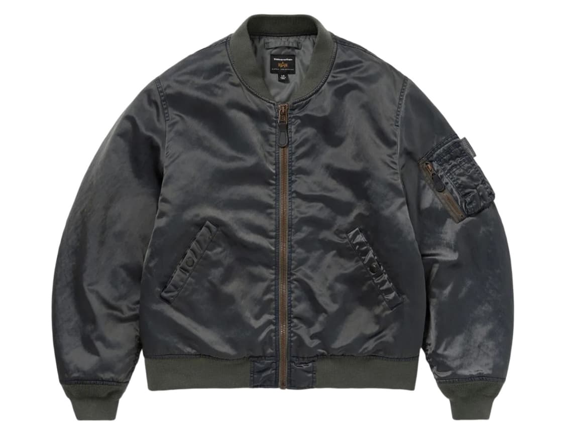 [XXL] 디스이즈네버댓 x 알파 인더스트리 MA-1 자켓 건메탈 미개봉 상품이미지1