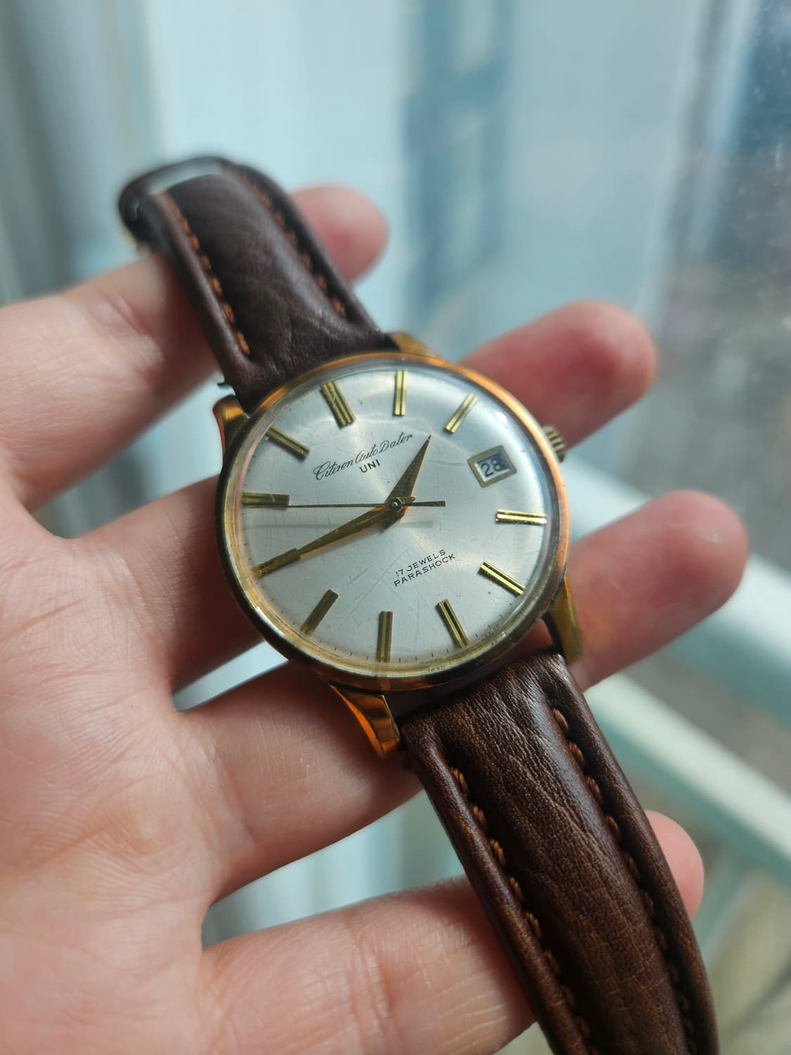 1960s 시티즌 오토 데이터 유니 빈티지 시계 상품이미지1