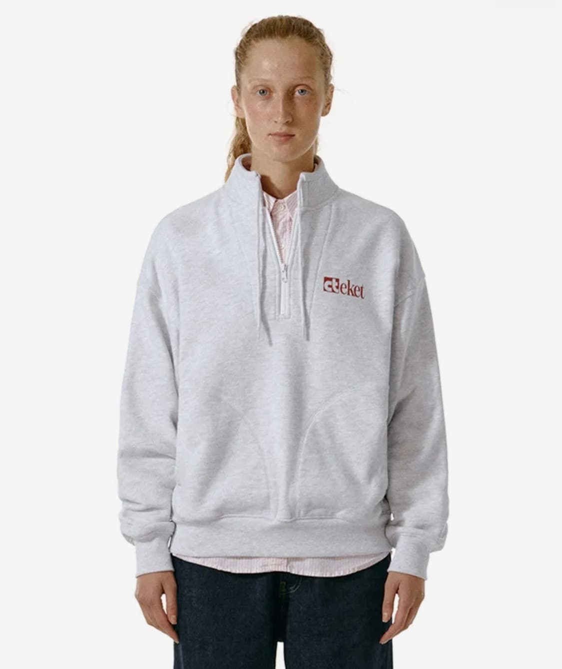 테켓 하프 집업 스웻셔츠 상품이미지1