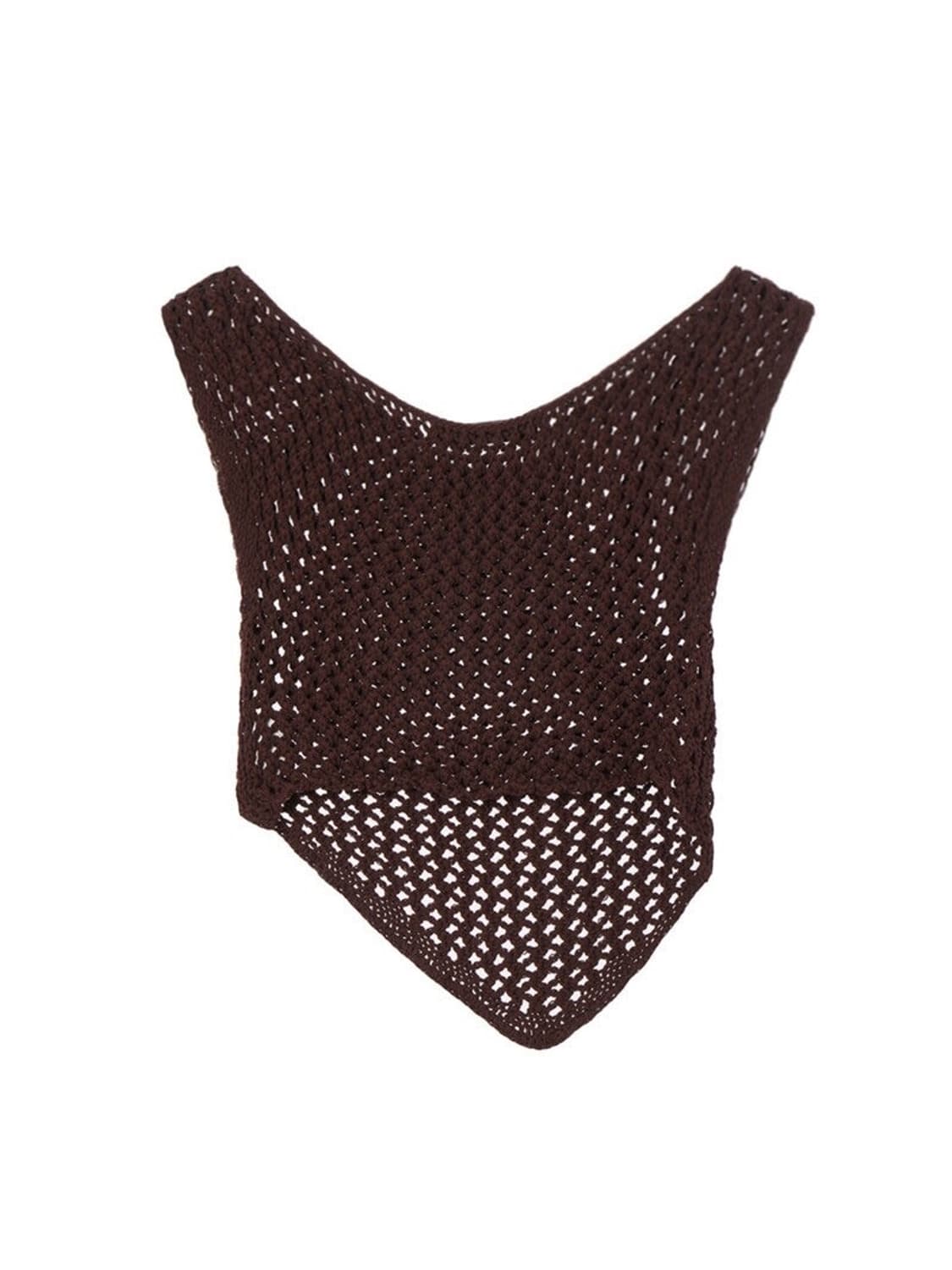 OPEN YY(오픈와이와이) OFF-SHOULDER CROCHET TOP 상품이미지3