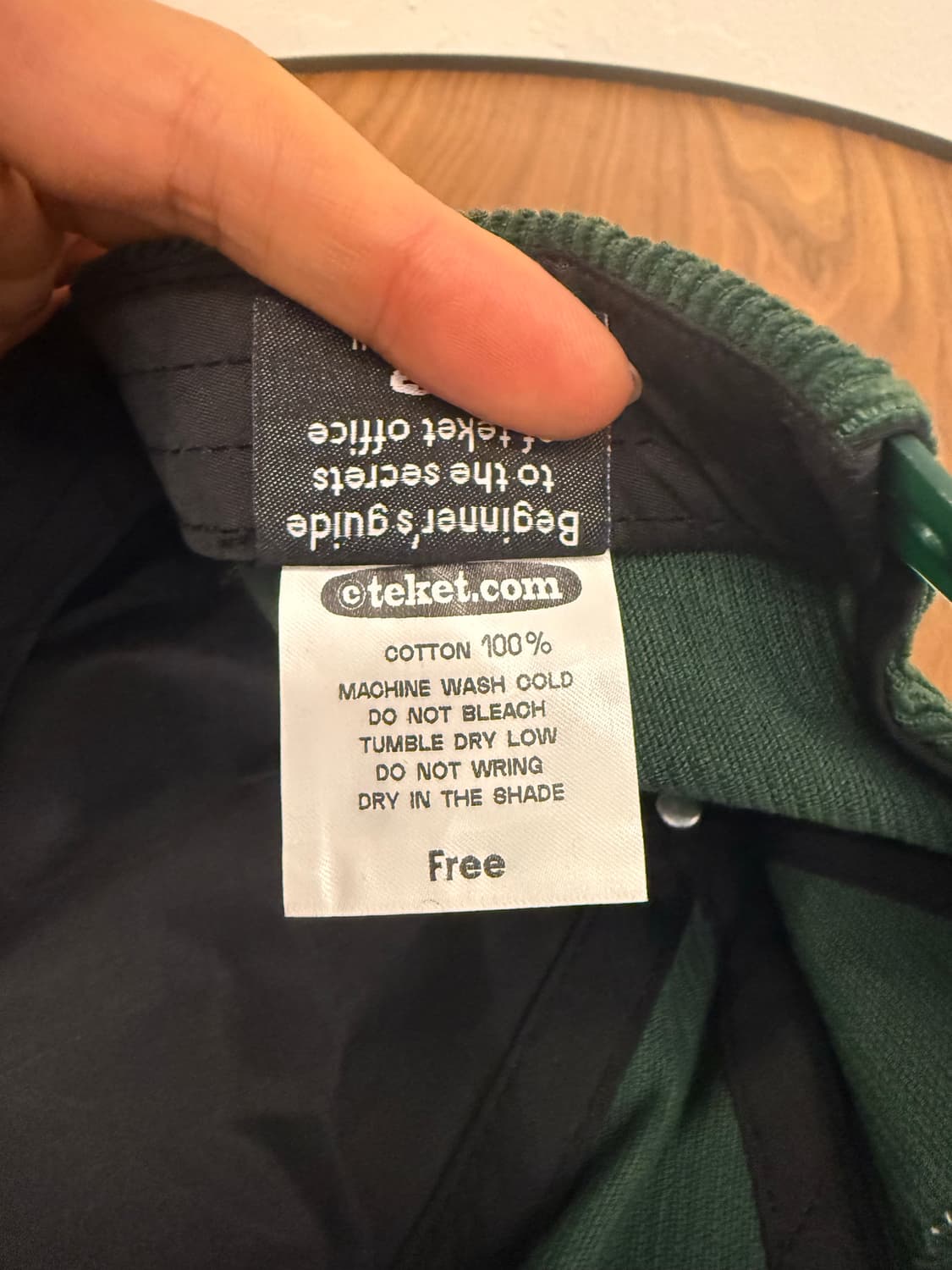 Teket 코듀로이 캡 상품이미지6