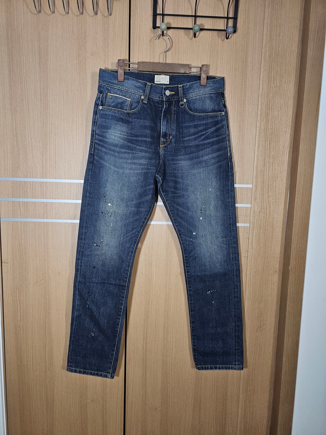 에스피오나지 페인팅 셀비지 데님팬츠/30-32 상품이미지1