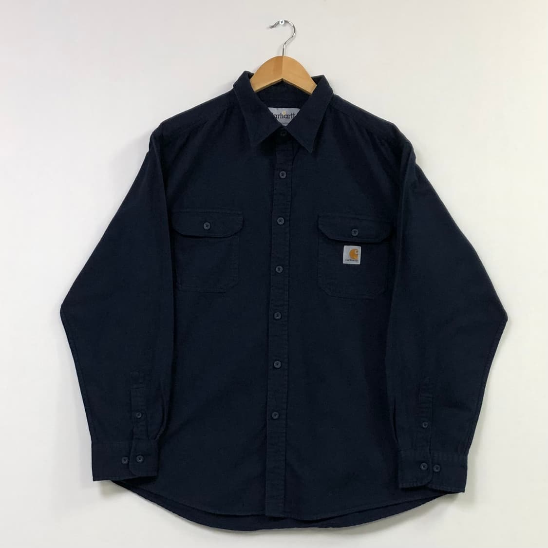 XL 칼하트 네이비 워크 남방 상품이미지2