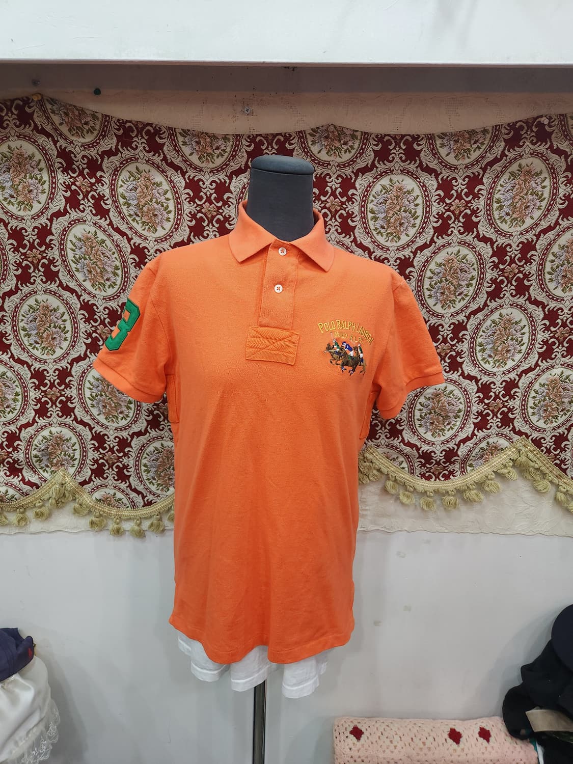 폴로 랄프로렌 오렌지 트리플 빅포니 pk 반팔 카라티 

 상품이미지1