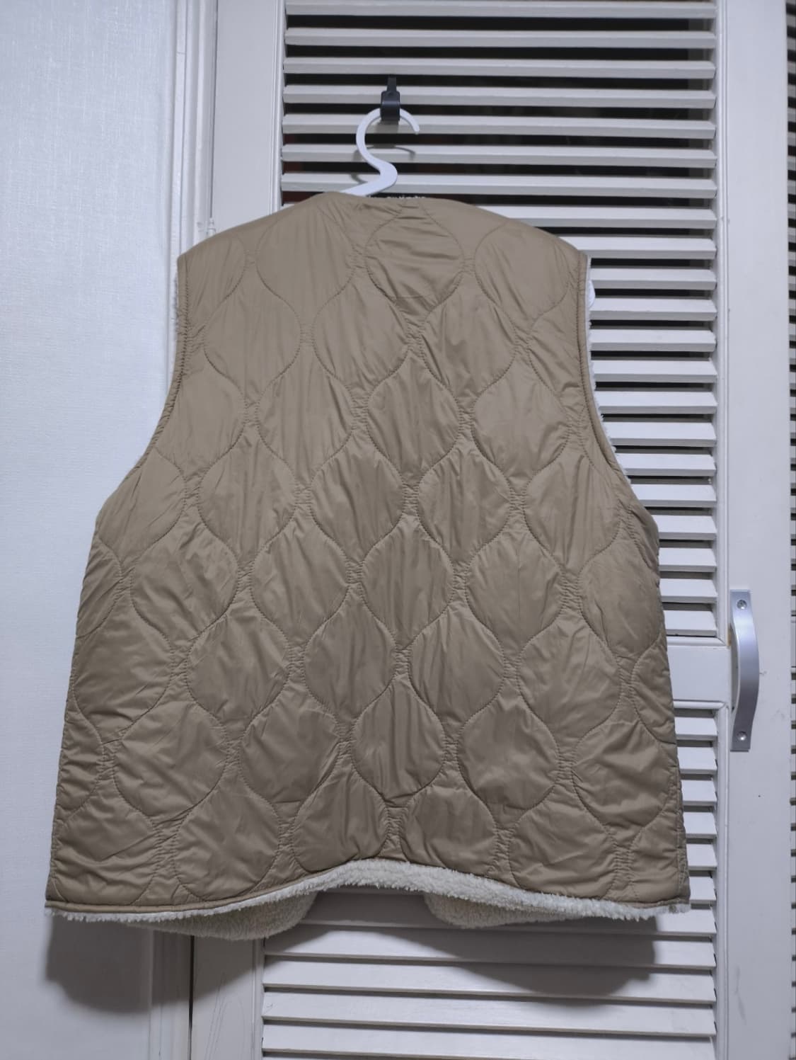 S 커버낫 리버시블 양털 패딩 조끼 상품이미지4