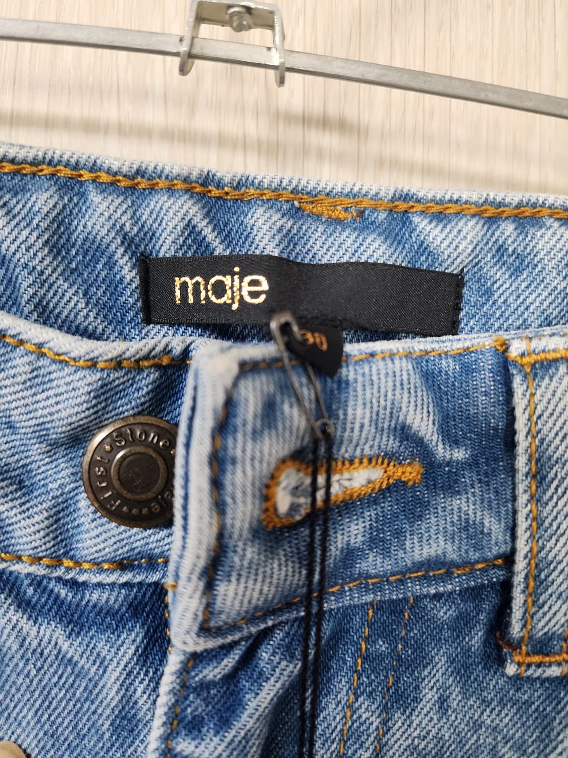 (새제품) maje 마쥬 데님 청바지 38  데님팬츠 상품이미지4
